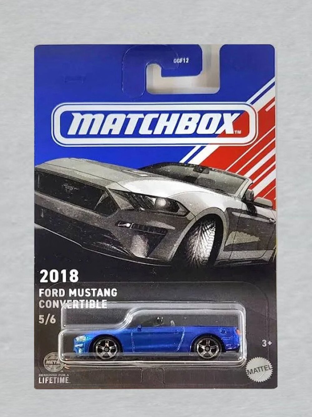 Matchbox 2018 Ford Mustang Converible BLUE